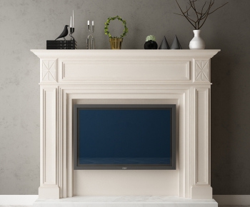 Simple European Style Fireplace-ID:342122445