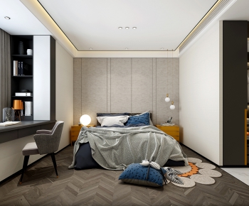 Modern Bedroom-ID:384416117