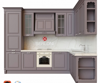 Simple European Style Kitchen Cabinet-ID:341690518
