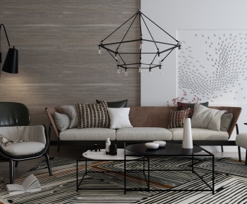 Nordic Style Sofa Combination-ID:915527724