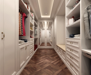 Simple European Style Clothes Storage Area-ID:346290977