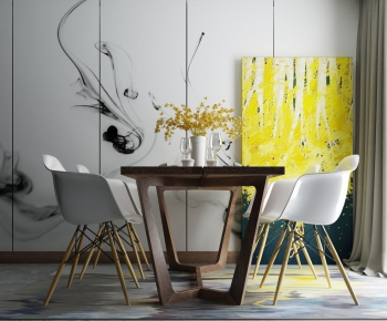 Modern Dining Table And Chairs-ID:535696621