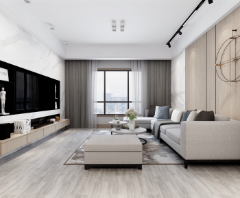 Modern A Living Room-ID:999942365