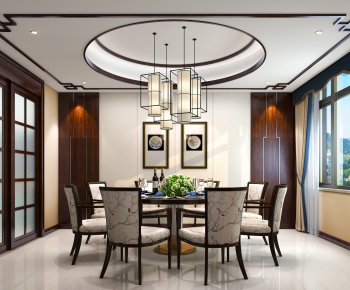 New Chinese Style Dining Room-ID:478269213