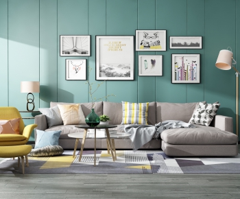 Nordic Style Sofa Combination-ID:829008825