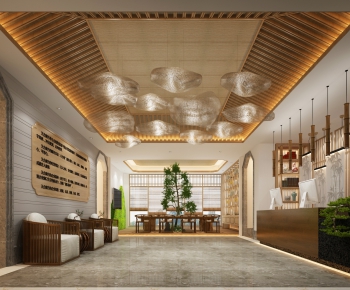 New Chinese Style Lobby Hall-ID:678724314