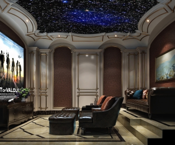 New Classical Style Audiovisual Room-ID:956175123