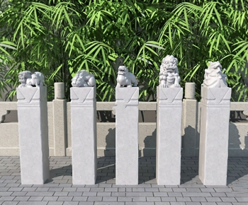 New Chinese Style Garden-ID:594618594