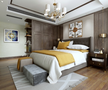 American Style Bedroom-ID:921048157