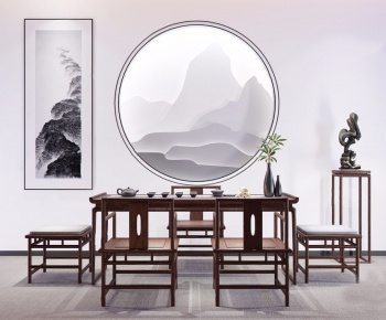 New Chinese Style Leisure Table And Chair-ID:380539489