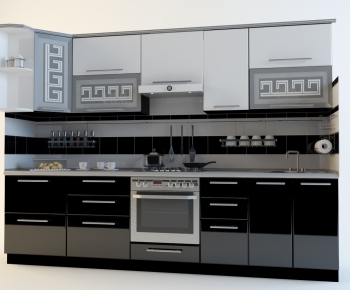 Modern Kitchen Cabinet-ID:203357353