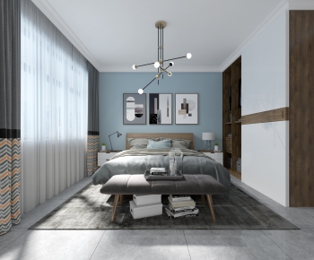 Nordic Style Bedroom-ID:154987863
