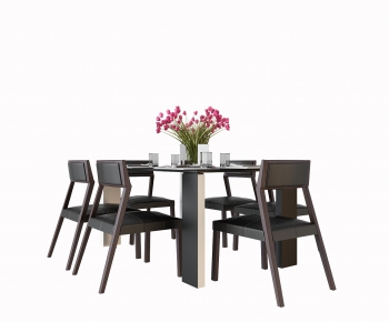New Chinese Style Dining Table And Chairs-ID:355381999
