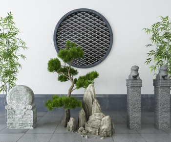 New Chinese Style Garden-ID:468330562
