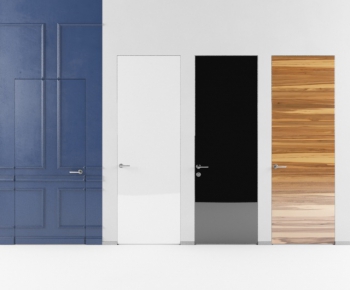 Modern Solid Wood Door-ID:551458811