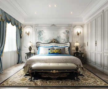 European Style Bedroom-ID:621902689