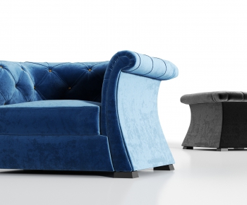 Simple European Style Single Sofa-ID:452781394