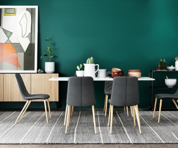 Modern Dining Table And Chairs-ID:174446832