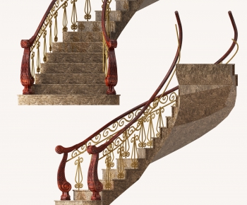 Simple European Style Stair Balustrade/elevator-ID:503438333