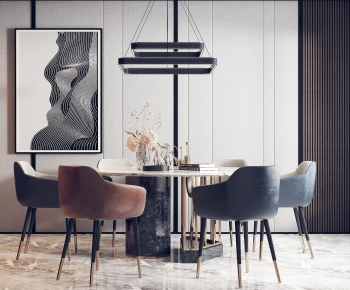 Modern Dining Table And Chairs-ID:332319531