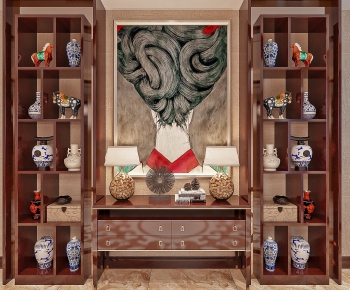 Chinese Style Decorative Cabinet-ID:779569147
