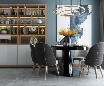 Nordic Style Dining Table And Chairs-ID:577039636