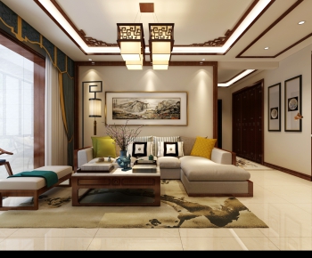 Chinese Style A Living Room-ID:527339975