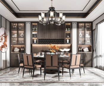 New Chinese Style Dining Room-ID:400411119