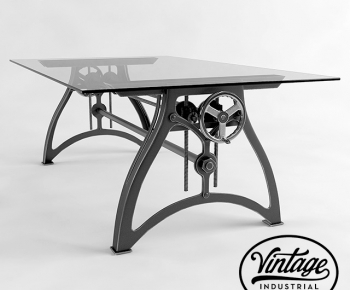 Industrial Style Coffee Table-ID:310308785