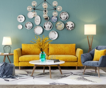 Nordic Style Sofa Combination-ID:402758235