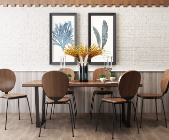 Nordic Style Dining Table And Chairs-ID:287911314