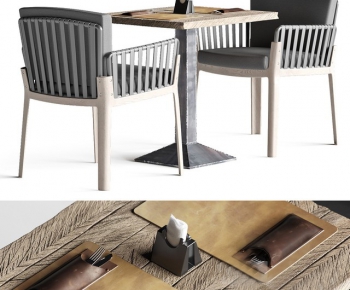 Nordic Style Leisure Table And Chair-ID:699358685