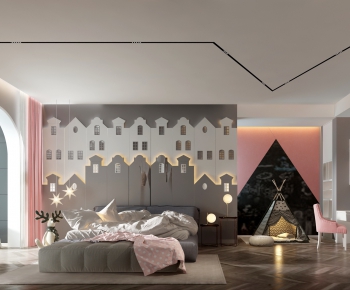 Nordic Style Girl's Room Daughter's Room-ID:915969459