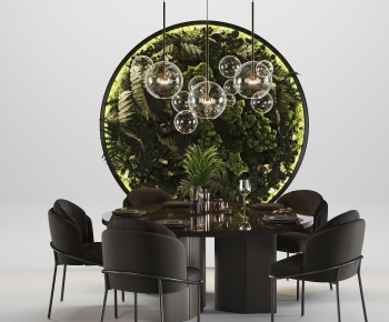 Modern Dining Table And Chairs-ID:365100698