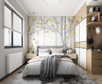 Nordic Style Bedroom-ID:177342214
