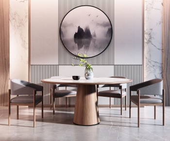 New Chinese Style Dining Table And Chairs-ID:190412192
