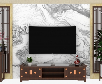 New Chinese Style TV Cabinet-ID:741483398