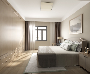 New Chinese Style Bedroom-ID:517303264