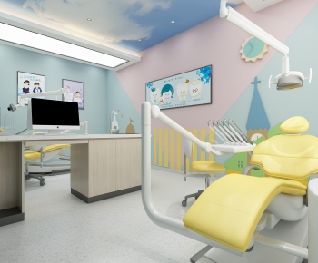 现代儿童牙科医疗诊室-ID:124491485