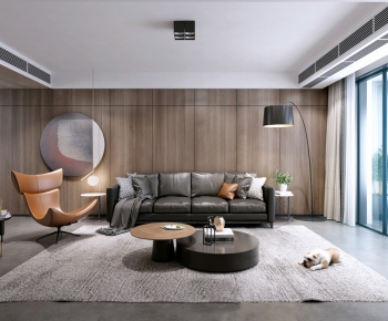 Modern A Living Room-ID:723303488