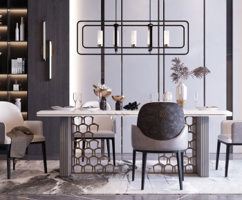 Modern Dining Table And Chairs-ID:191556791