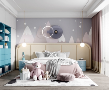 Nordic Style Girl's Room Daughter's Room-ID:162623752