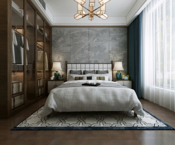 New Chinese Style Bedroom-ID:804613247