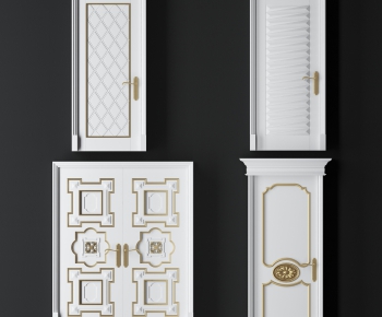 European Style Solid Wood Door-ID:325278453