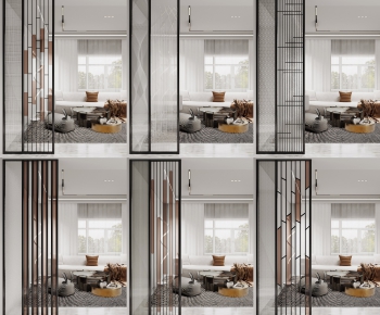 Modern Glass Screen Partition-ID:207353182