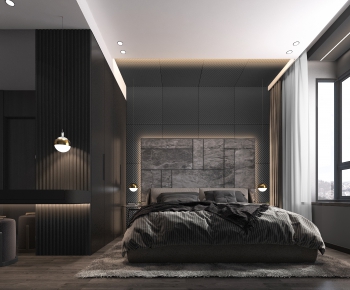 Modern Bedroom-ID:444298476