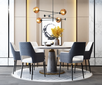 Modern Dining Table And Chairs-ID:787861536