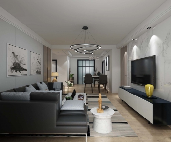 Modern A Living Room-ID:352861368