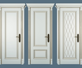 Simple European Style Single Door-ID:986352549