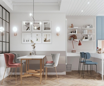 Nordic Style Dining Room-ID:563530484